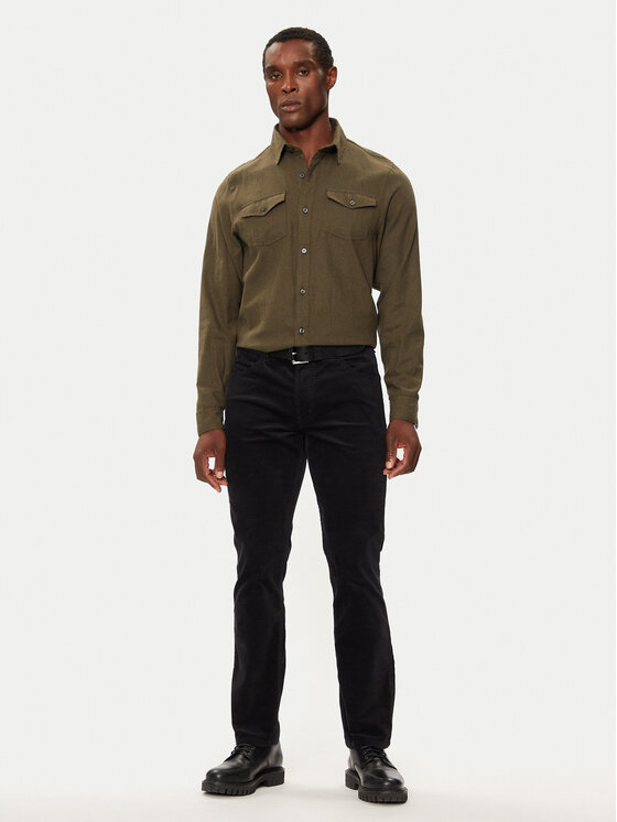 Wrangler Wrangler Дънки Greensboro 112357406 Черен Straight Fit