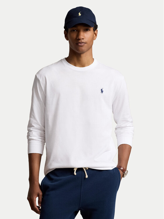 Polo Ralph Lauren Polo Ralph Lauren Pikkade varrukatega T-särk 710671467056 Valge Regular Fit