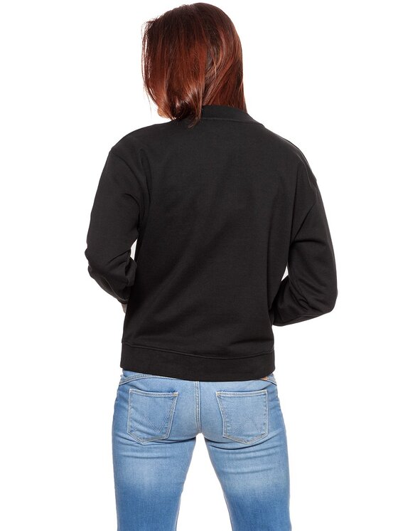 Wrangler Wrangler Felpa RETRO SWEAT Nero Regular Fit