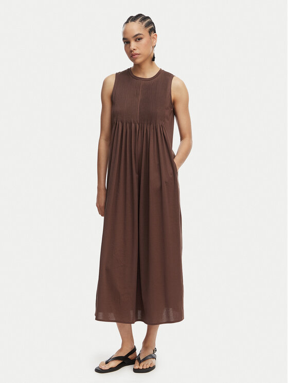 Weekend Max Mara Weekend Max Mara Повсякденна сукня Ricordo 2615621022 Коричневий Regular Fit