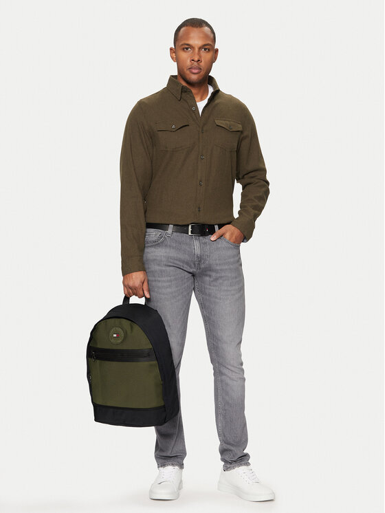 Tommy Hilfiger Tommy Hilfiger Рюкзак Th Blocked AM0AM12720 Хакі