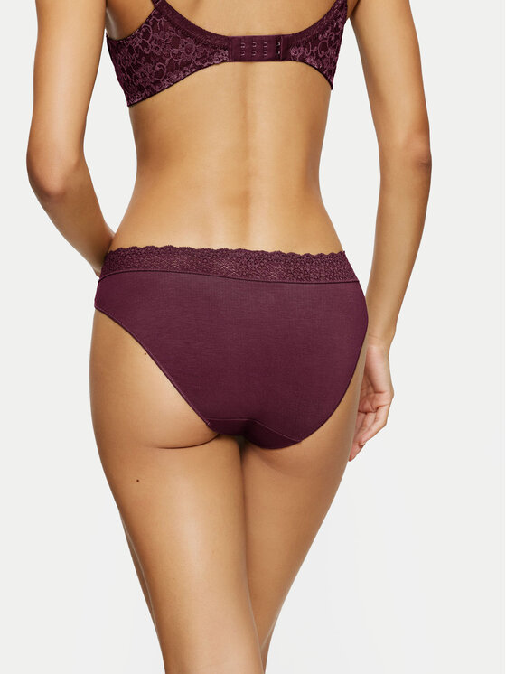 Triumph Triumph Klasične spodnje hlačke Feel of Modal 10214403 Bordo rdeča