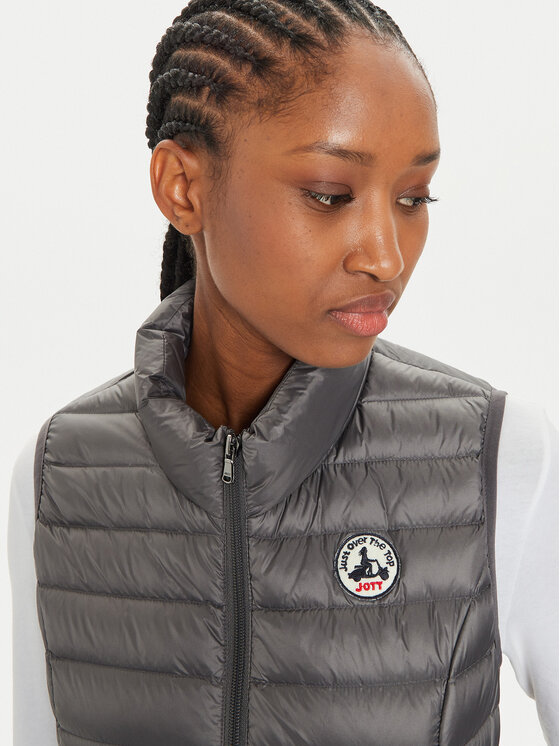 Jott Jott Veste Seda P000WDOW04 Pelēks Slim Fit