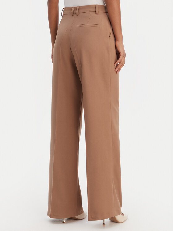 Morgan Morgan Штани палаццо 261-PFALI.F Коричневий Wide Leg