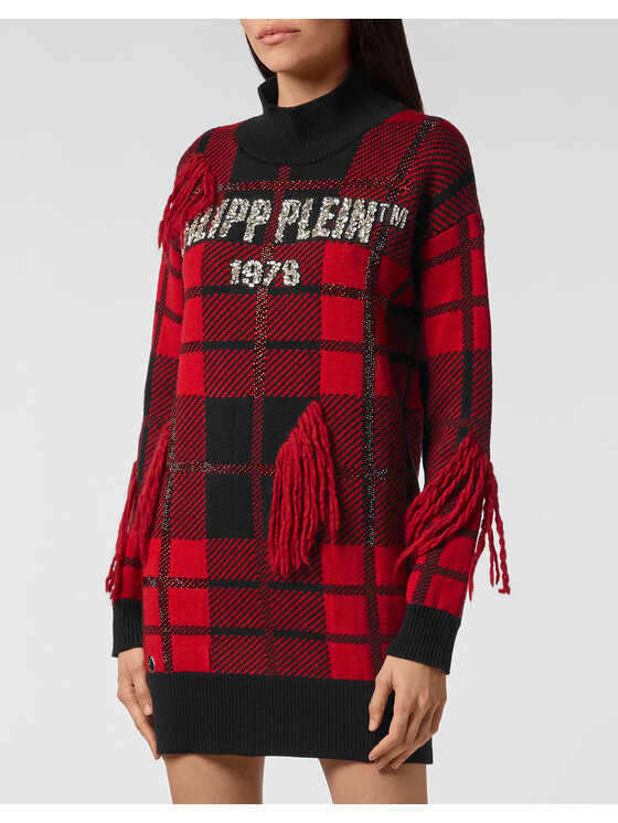 PHILIPP PLEIN PHILIPP PLEIN Bluza 21963 Czerwony Regular Fit