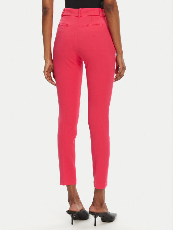 Rinascimento Rinascimento Pantaloni di tessuto CFC0122742003 Rosa Regular Fit