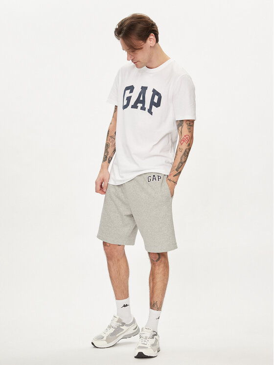 Gap Gap Sportske kratke hlače 787059-00 Siva Regular Fit