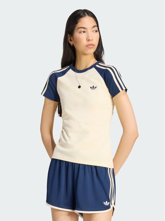 adidas adidas T-Shirt 159127 Żółty Slim Fit