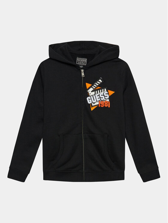 Guess Mikina L3BQ07 KAV34 Čierna Regular Fit