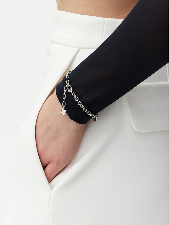 Guess Guess Náramek JUBB05 217JW Stříbrná