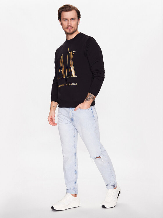 Armani Exchange Armani Exchange Bluza 8NZMPQ ZJ1ZZ 1200 Czarny Regular Fit