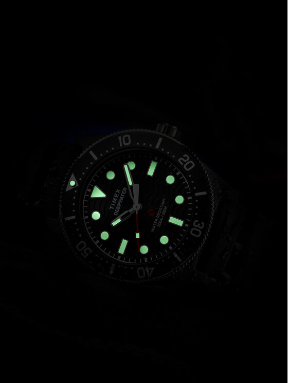 Timex Timex Zegarek TW2Y02200 Czarny