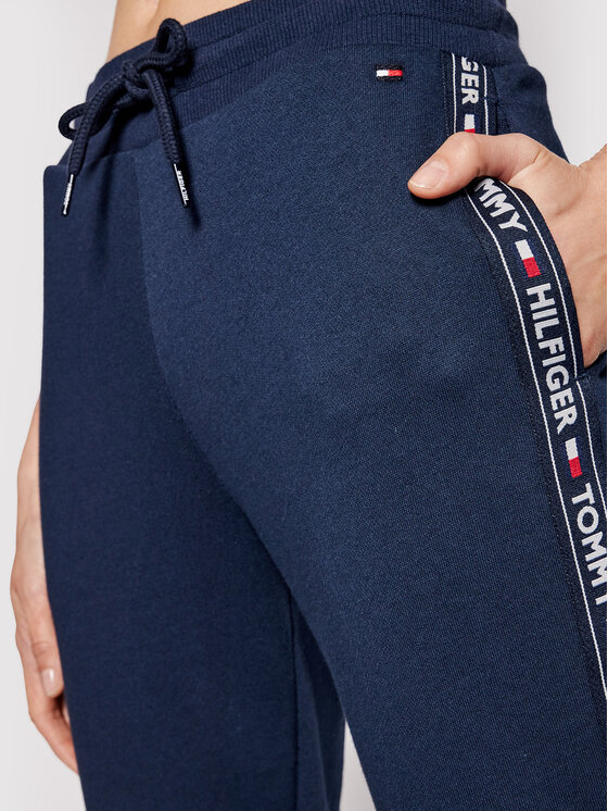 Tommy Hilfiger Tommy Hilfiger Spodnji del trenirke UW0UW00564 Mornarsko modra Regular Fit