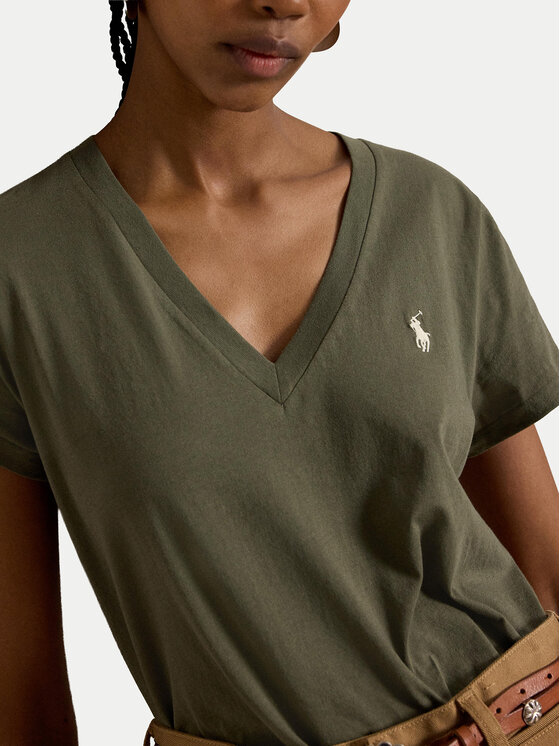 Polo Ralph Lauren Polo Ralph Lauren T-Shirt 211B14611005 Zelená Regular Fit