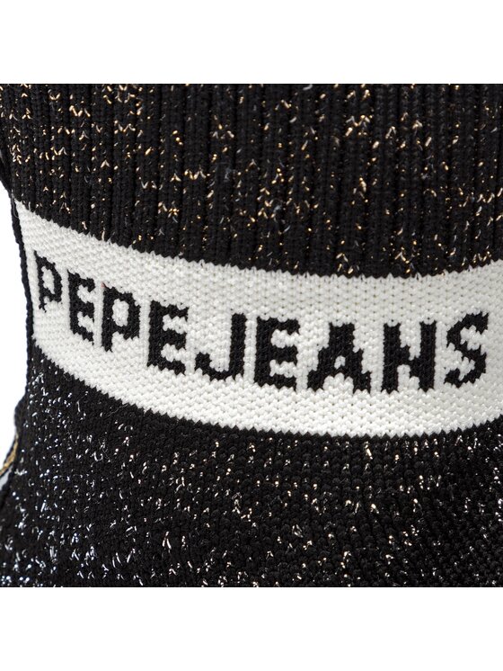 Pepe Jeans Pepe Jeans Sportcipő Koko Sock PLS30742 Fekete