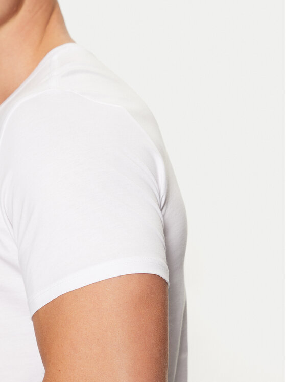 Guess Guess T-Shirt M4GP39 K7HD0 Biały Regular Fit
