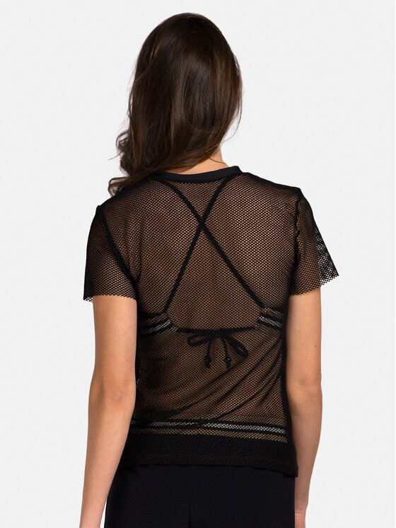 Miss Lou Miss Lou Blusa O-MM1-CZ Nero