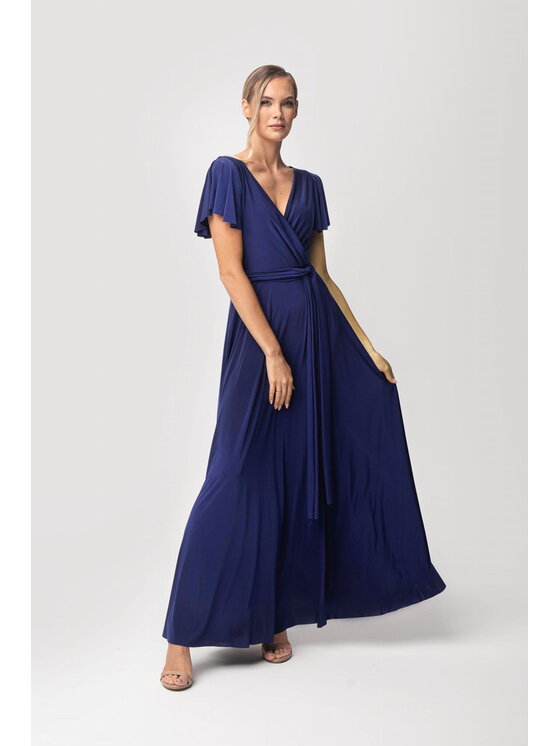 Aurora Aurora Koktejlové šaty Abelia Tmavomodrá Feminine Fit