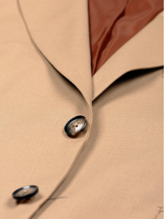 Evenemen Evenemen Garnitur BEJ Beżowy Slim Fit