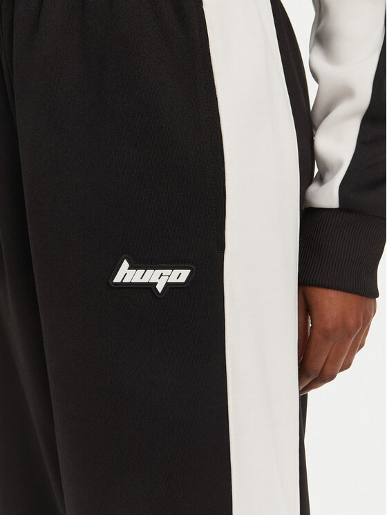 HUGO HUGO Pantaloni trening Nelarina_B 50537080 Negru Regular Fit