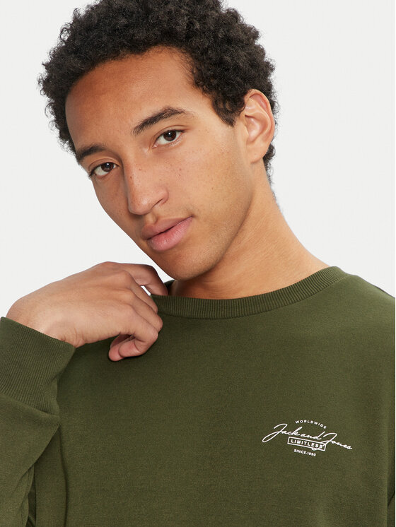 Jack&Jones Jack&Jones Μπλούζα Ferris 12256837 Πράσινο Standard Fit