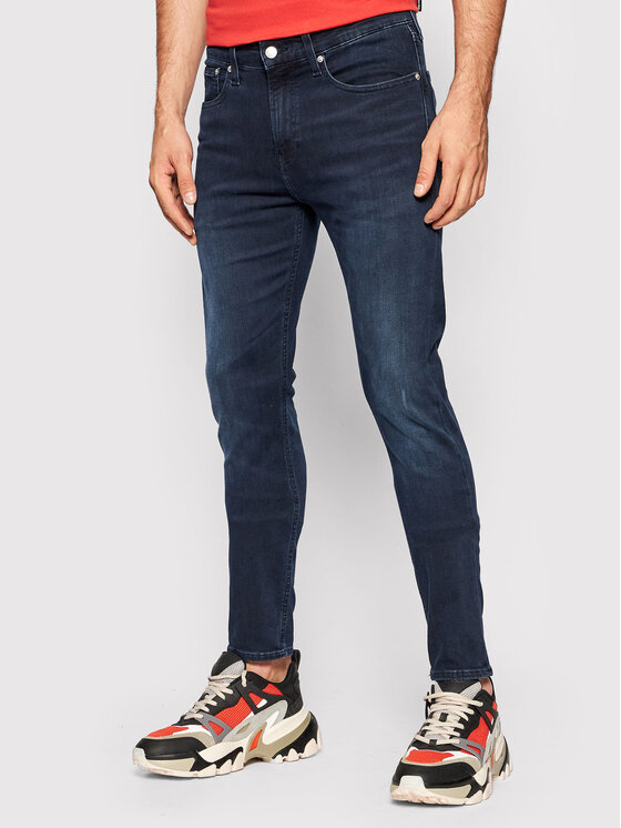 Calvin Klein Jeans Τζιν J30J319009 Σκούρο μπλε Skinny Fit