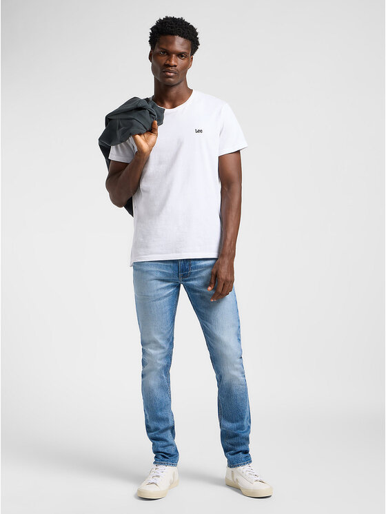 Lee Lee Jeansy LUKE Niebieski Slim Fit