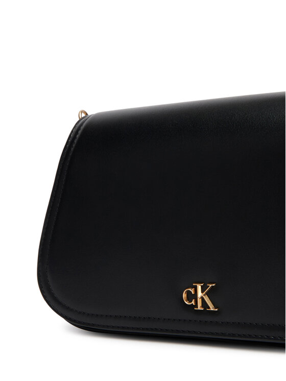 Calvin Klein Calvin Klein Kabelka Ck Curved Wallet On Chain LV04F1153G Čierna