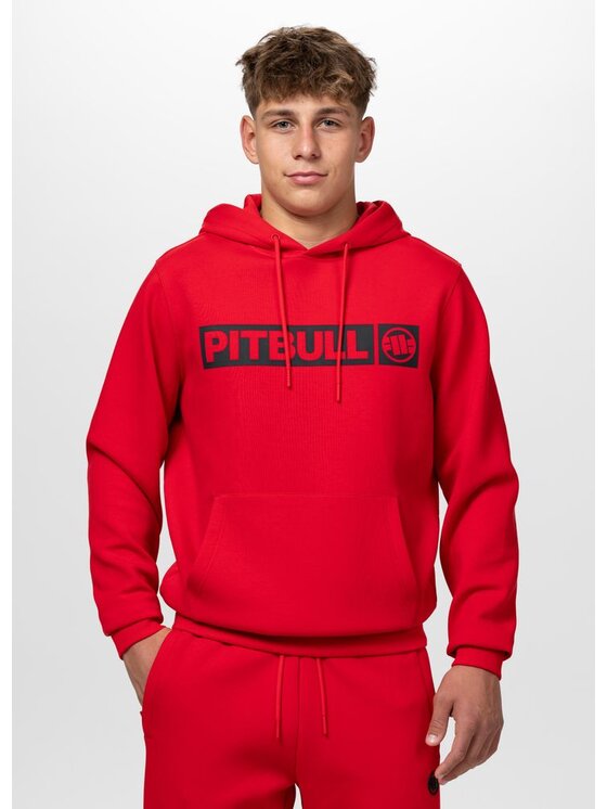 PITBULL PITBULL Bluza CHARGER Czerwony Regular Fit