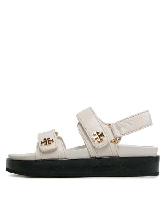 Tory Burch Tory Burch Szandál Kira Sport Sandal Calf Leather 144328 Ekru
