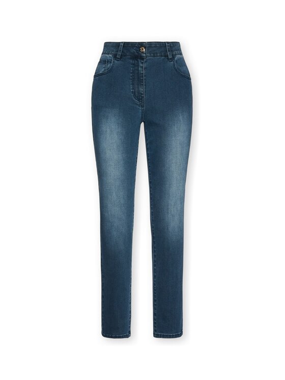 Elena Mirò Elena Mirò Jeansy P443P200438N0H4 Niebieski Skin Fit