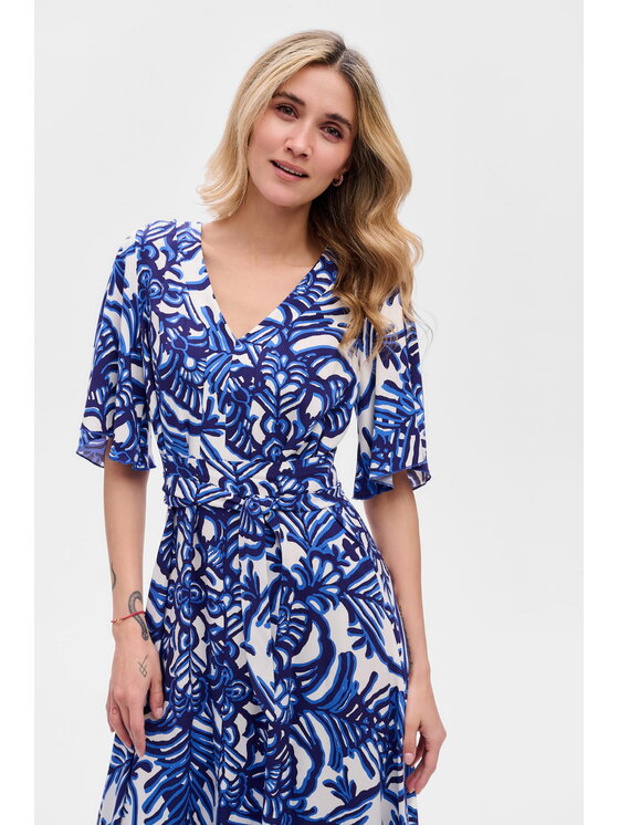 blue shadow blue shadow Sukienka Renee Niebieski Regular Fit