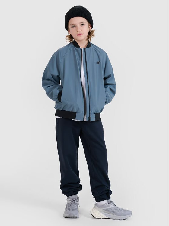 4F 4F Giacca di transizione 4FJWSS25TJACM186-32S Blu Regular Fit