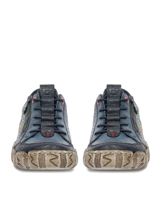 Rieker Rieker Halbschuhe L0357-12 Blau