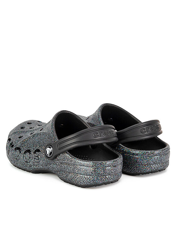 Crocs Crocs Plätud BAYA GLITTER CLOG 207015-0C4 Must