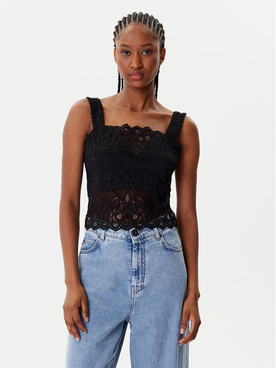 Morgan Morgan Bluză 252-DANSIA Negru Slim Fit