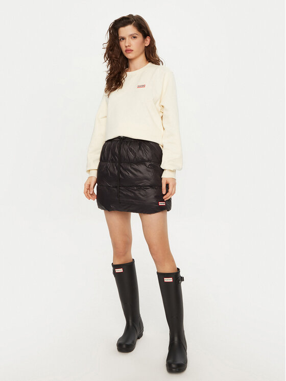 Hunter Hunter Fustă mini HARW0035242 Negru Regular Fit
