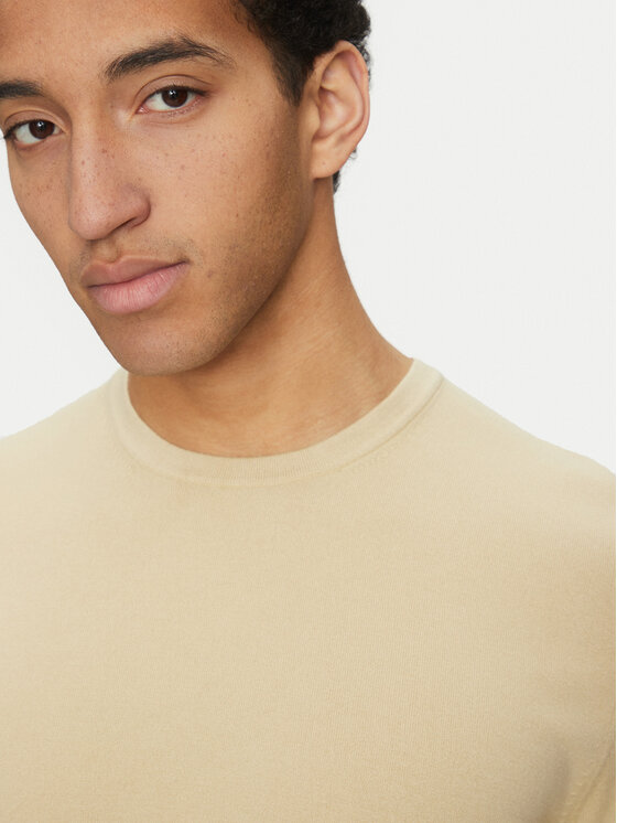 HUGO HUGO Džemperis San Cody 50532074 Bēšs Slim Fit