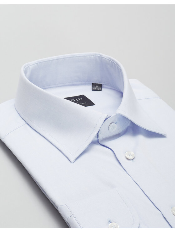 Borgio Borgio Koszula lavello Niebieski Slim Fit