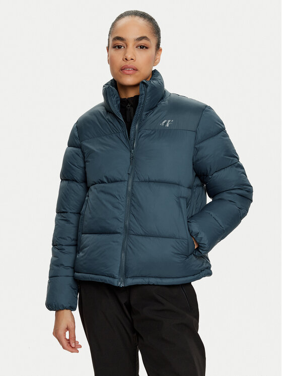 4F 4F Zimska jakna 4FWAW24TDJAF469 Plava Regular Fit