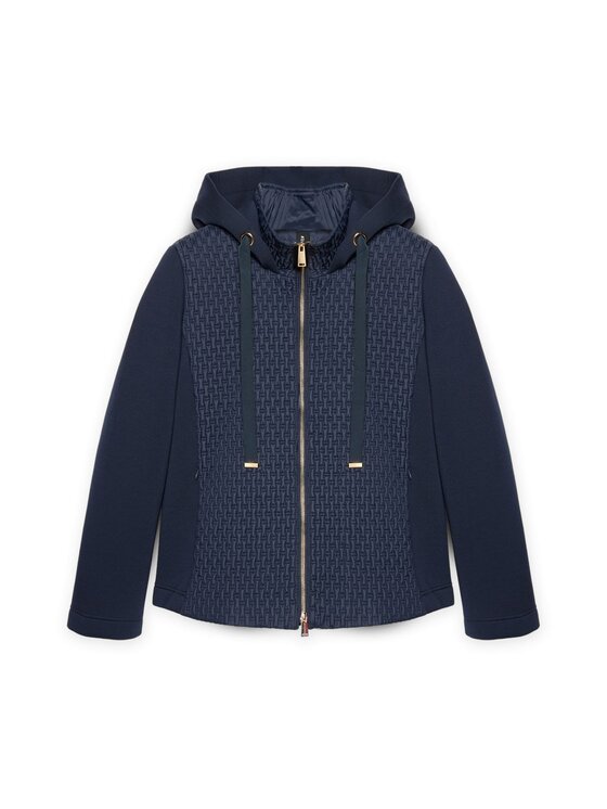 Fiorella Rubino Fiorella Rubino Giubbotto piumino F454T001355N034 Blu A-Line Fit