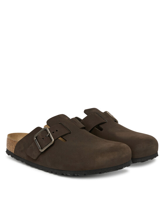 Birkenstock Birkenstock Παντόφλες Boston Wire Buckle 1032760 Σκούρο καφέ