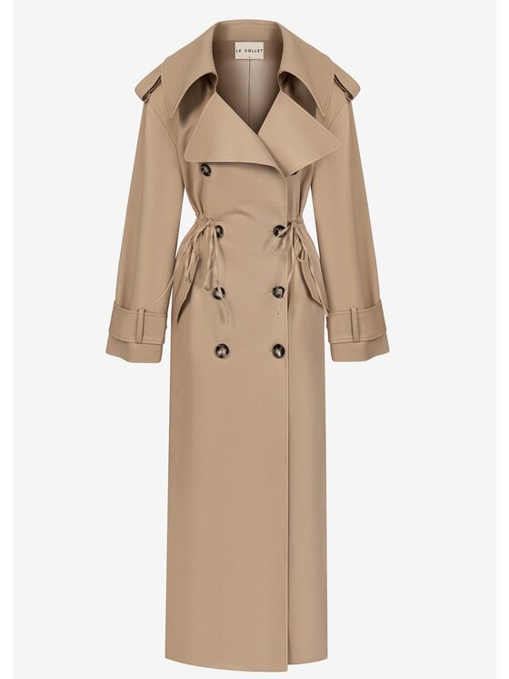Le Collet Le Collet Trencz ELODIE Beżowy Oversize