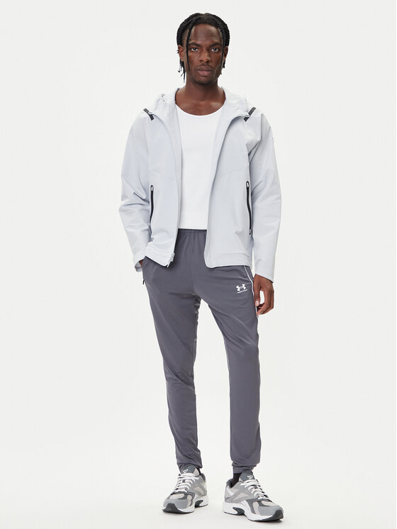 Under Armour Under Armour Prehodna jakna Ua Unstoppable Jacket 1370494-014 Siva Loose Fit