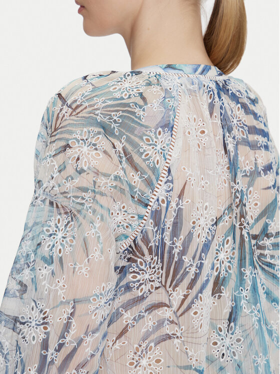 Guess Guess Bluse W5GH60 W0WA2 Blau Regular Fit