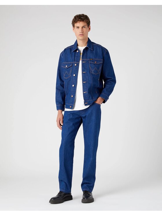 Wrangler Wrangler Giacca di jeans ANTI FIT JACKET Blu Regular Fit