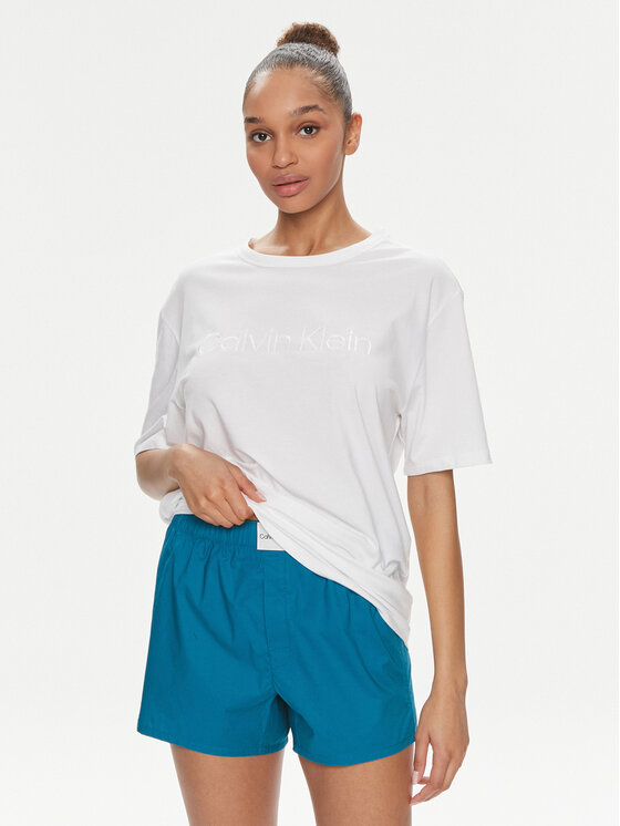 Calvin Klein Underwear Pižama 000QS7191E Modra Regular Fit