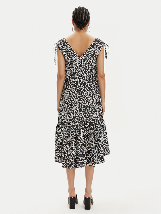 KARL LAGERFELD KARL LAGERFELD Ljetna haljina 241W1308 Crna Regular Fit