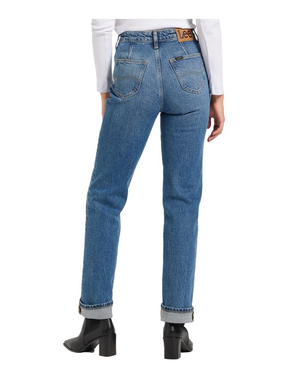 Lee Lee Jeansy 112371090 Niebieski Regular Fit