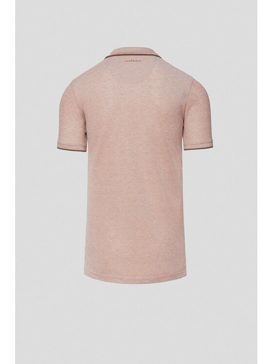 Lancerto Lancerto Polo Borin PO073125000010 Beżowy Regular Fit